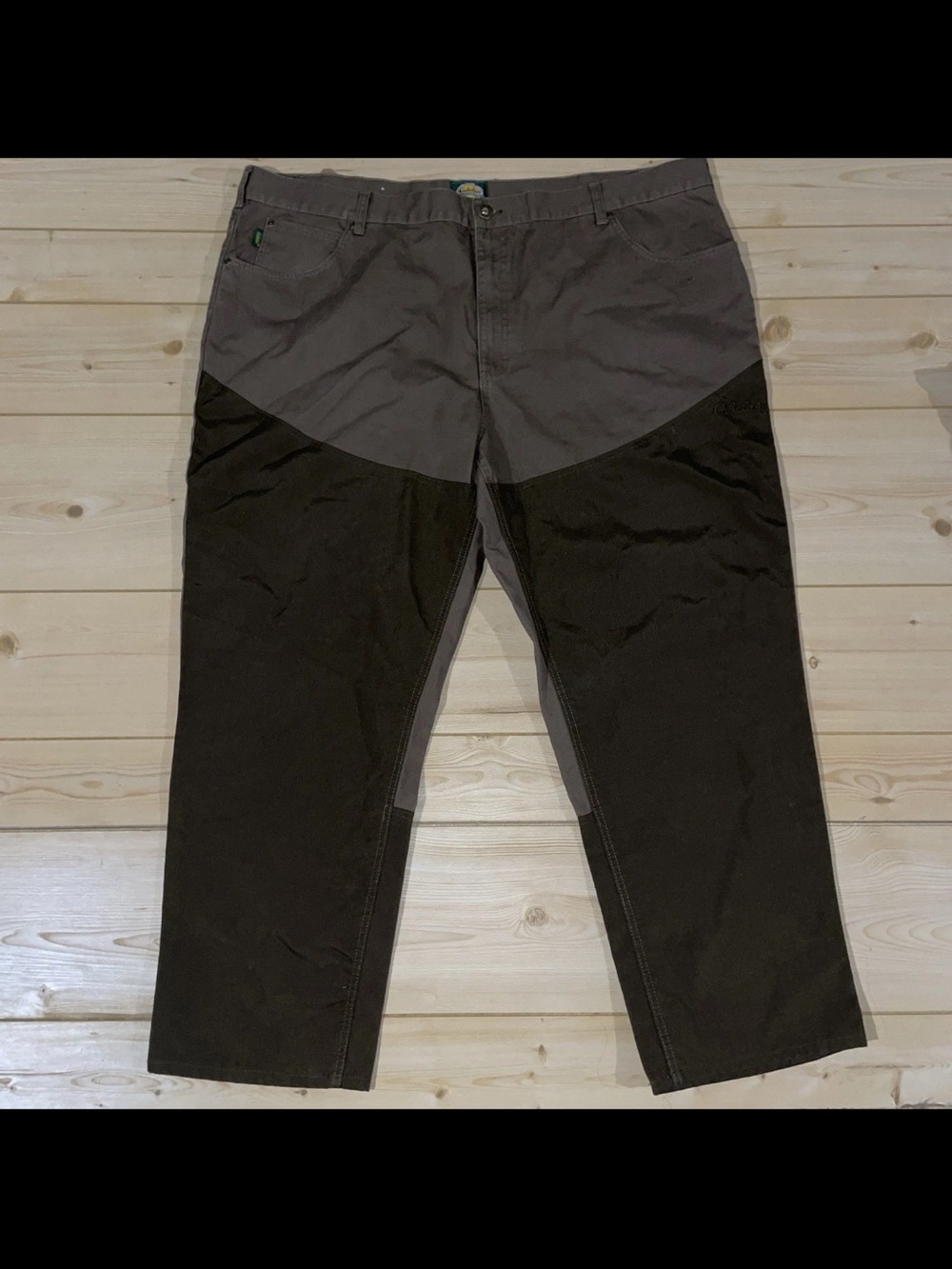 Cabela's Two-Tone Brown/Tan‎ Men's work gear 48”X30” -durable